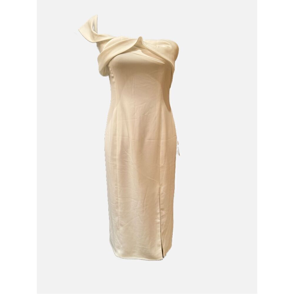 NWT Jay Godfrey Finch One Shoulder Cocktail Dress Sz 6